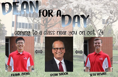 Trading Places: Dean for a Day Allows Students to Switch Jobs with Dean Shook