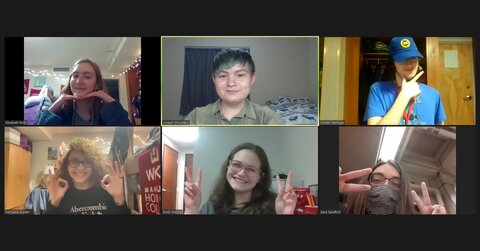Students Host Virtual English Salon