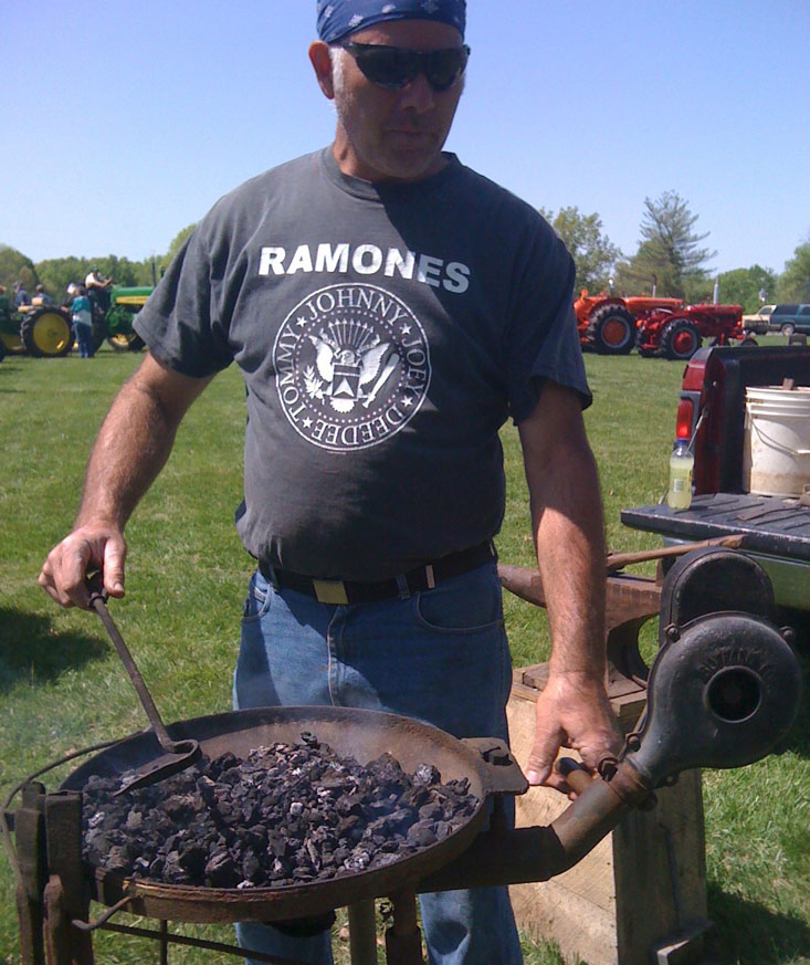 Chris Radus blacksmith