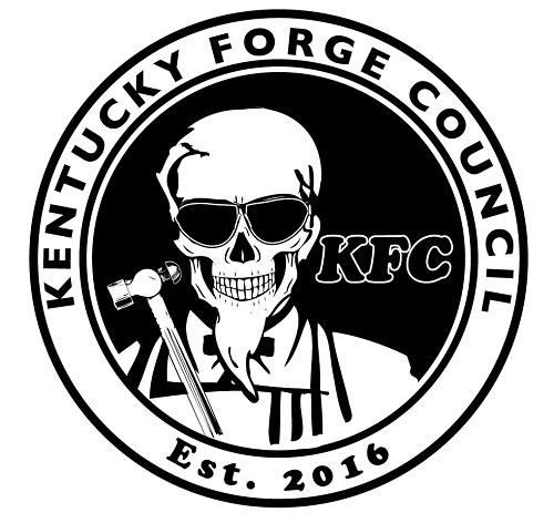 Kentucky Forge Council logo showing a skeleton blacksmith
