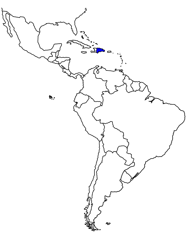 South America Map Blank