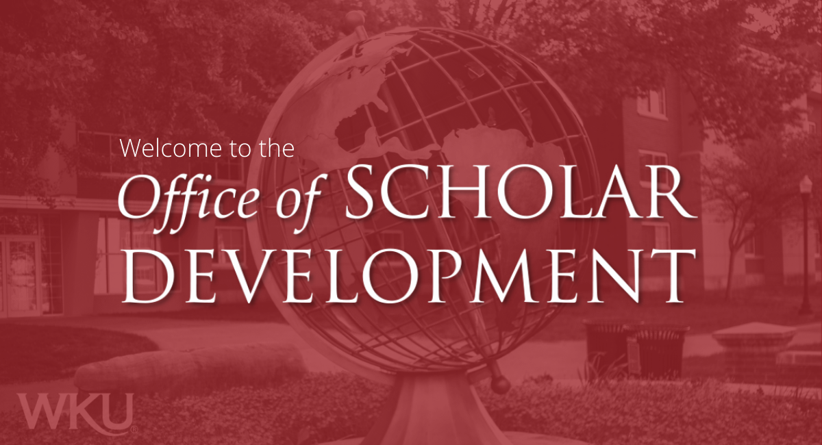 Welcome to the Office of Scholar Development! We're glad you're here.