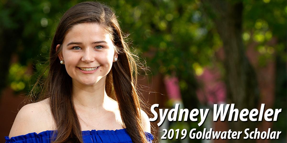 Sydney Wheeler - 2019 Goldwater Scholar