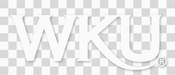 WKU logo in white without cupola website display 