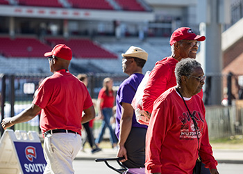 family at parent and family weekend