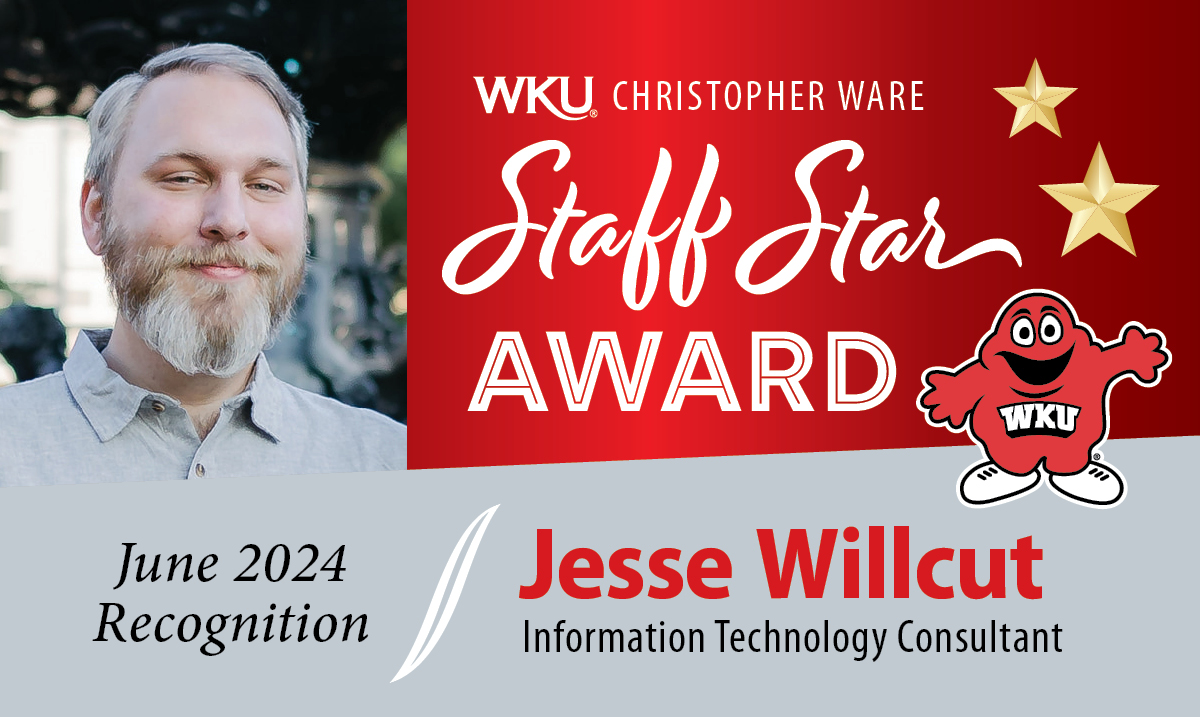 Jesse Willcut Staff Star June