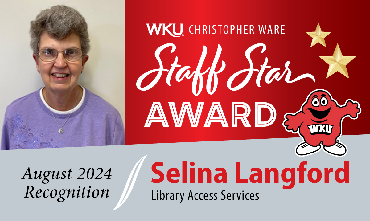 Selina Langford Staff Star August