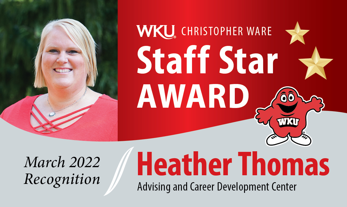 Heather Thomas March 2022 Staff Star