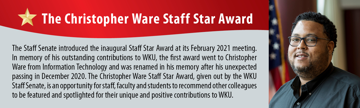 Christopher Ware Staff Star Award
