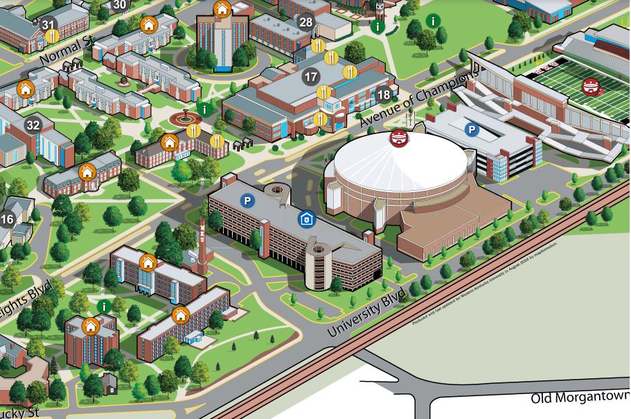 Western Kentucky University Campus Map Interactive Map
