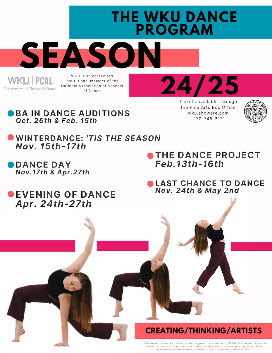 Dance Program Season Poster 24-25