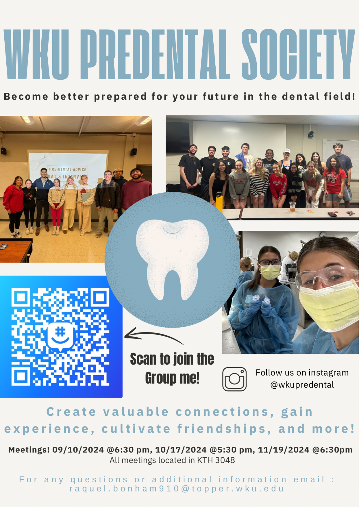 pre-dental society flyer